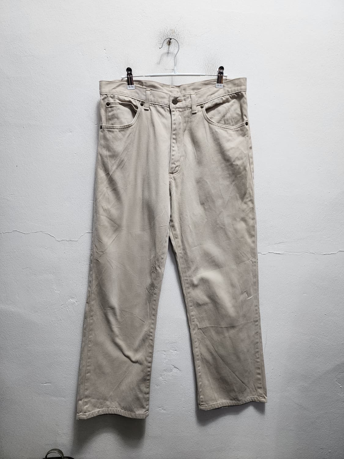 랭글러 워크웨어 헤비코튼 와이드팬츠 상품이미지2