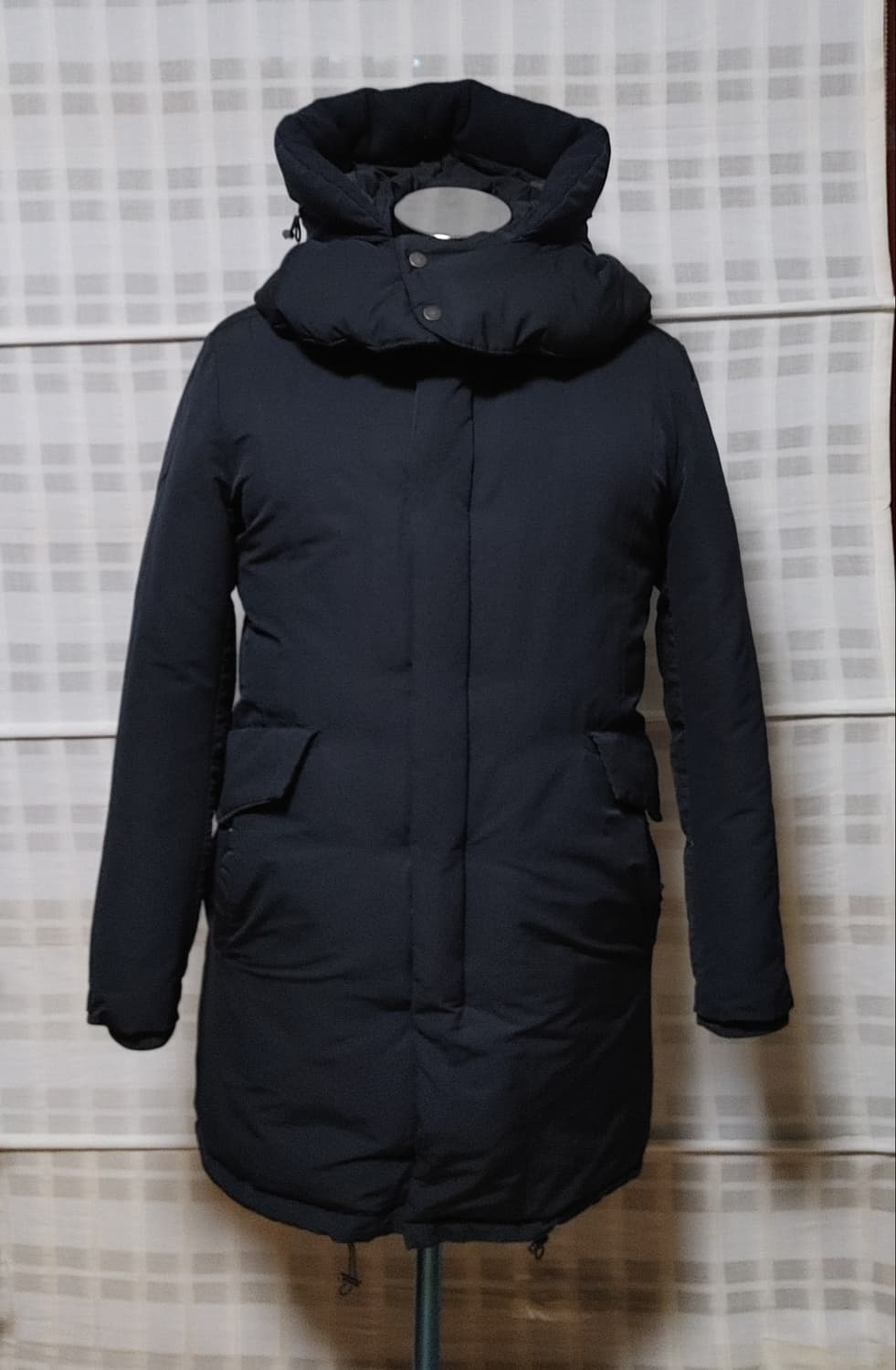 (한섬) 타임옴므 네이비 구스다운 패딩 100 (슬림) / 후드 탈부착 상품이미지6