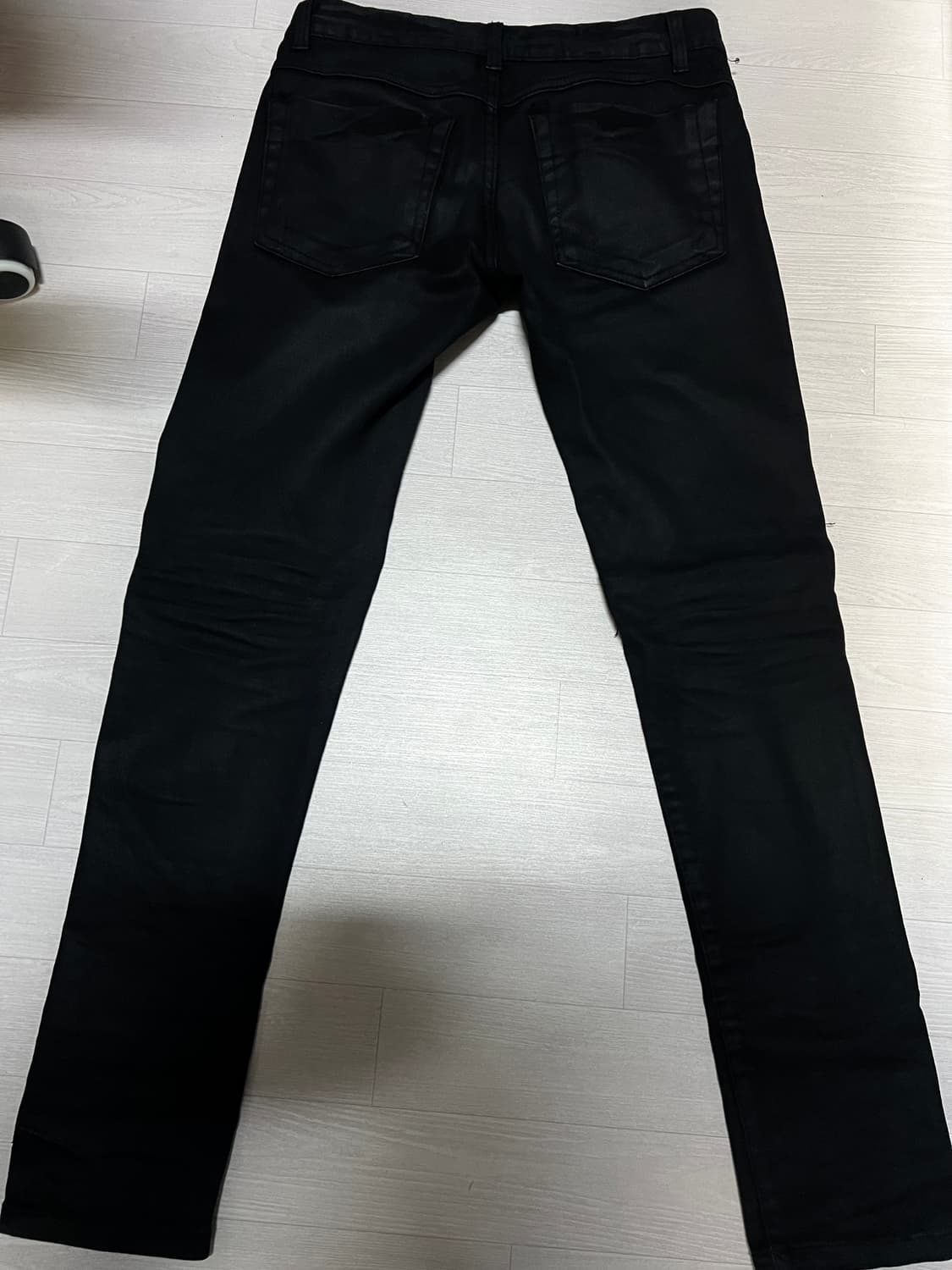 락시크 블랙 데미지 코팅진 상품이미지2