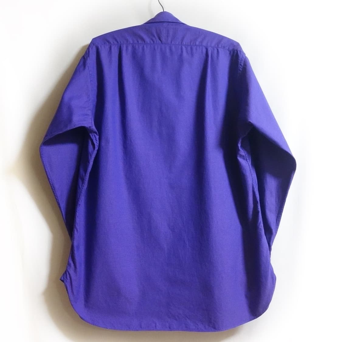 (34) 드레익스 네이비×퍼플 핀 체크 코튼셔츠 상품이미지3