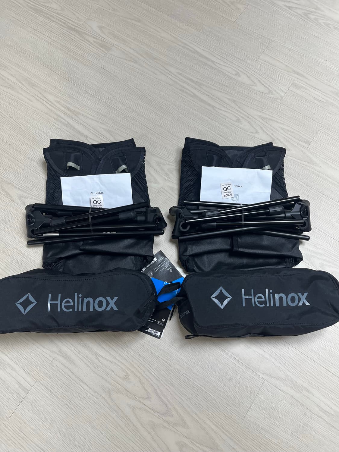 헬리녹스 체어원 올블랙 2개 상품이미지2