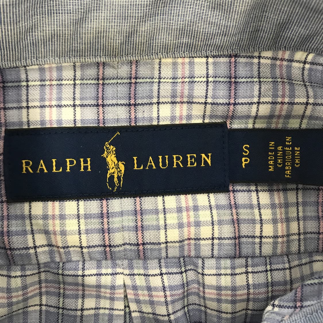 폴로 랄프로렌 체크셔츠 퍼플블루 [s/p] 상품이미지4