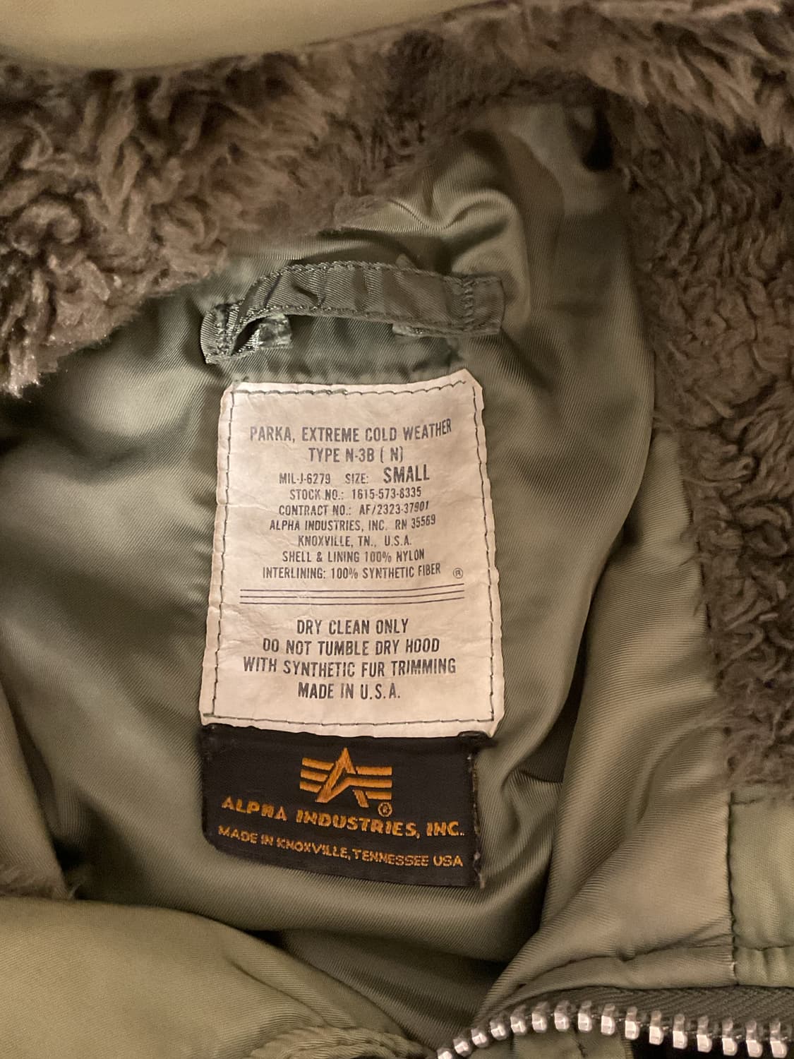 90s alpha industries n3b (made in usa) 상품이미지3