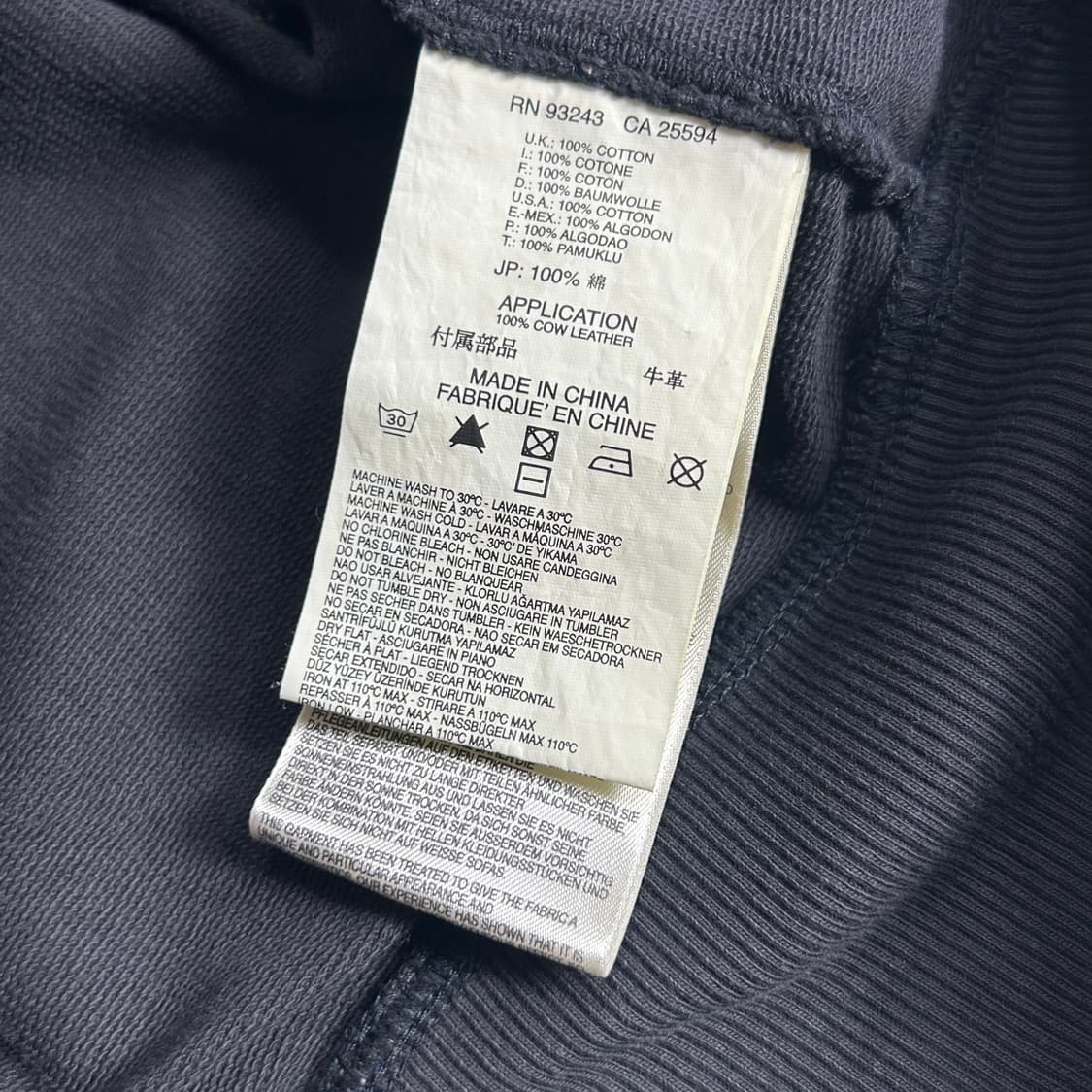 [DIESEL] 디젤 비대칭 크롭 후드 상품이미지6