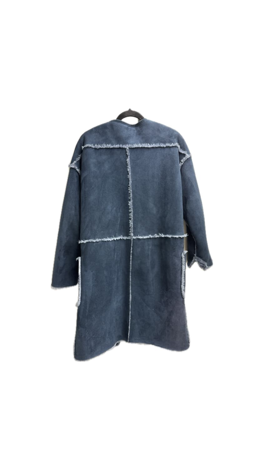 리버시블 네이비 무스탕&퍼자켓 | 일본 빈티지 상품이미지2