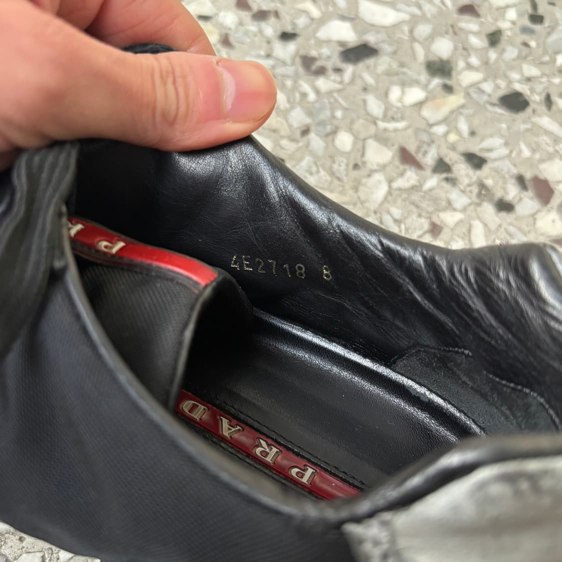 prada sport linea rossa suede sneakers 상품이미지5