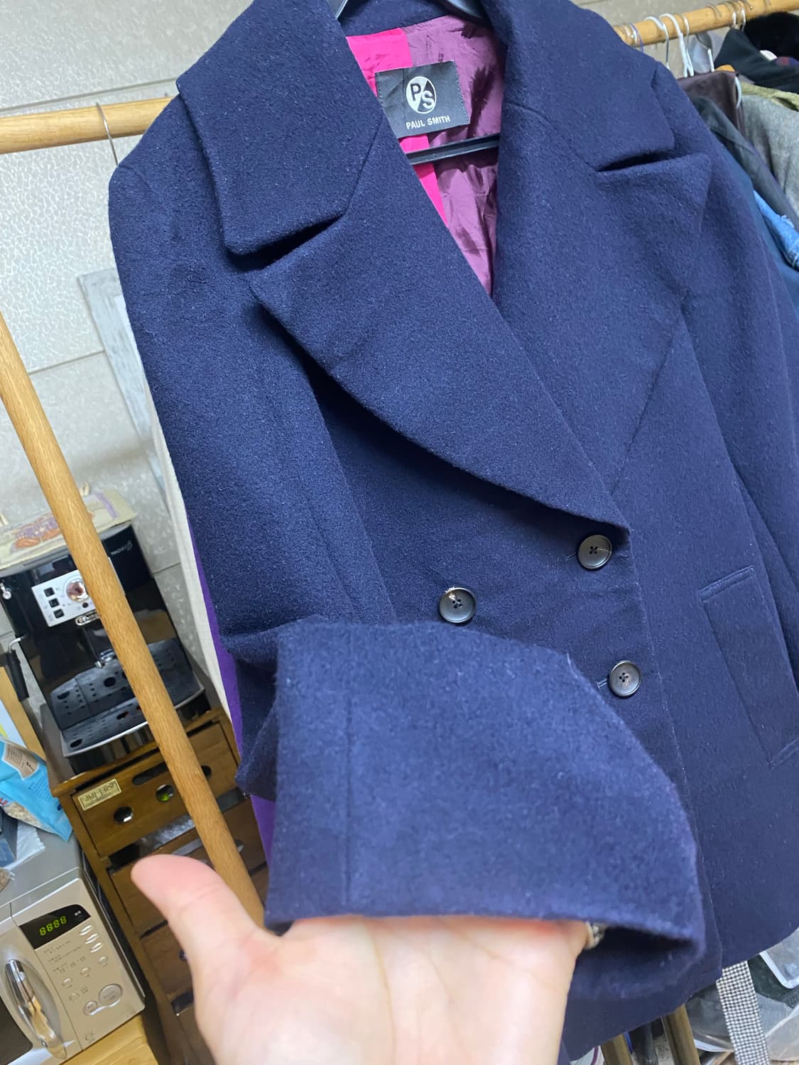 폴스미스 네이비 코트 40사이즈 상품이미지4