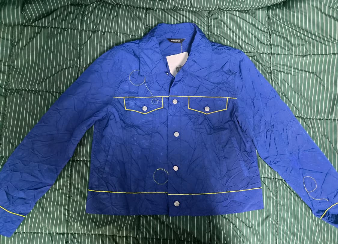 [L] 강혁 에어백 블루 트러커 자켓 (빅뱅 탑 착용) 상품이미지2