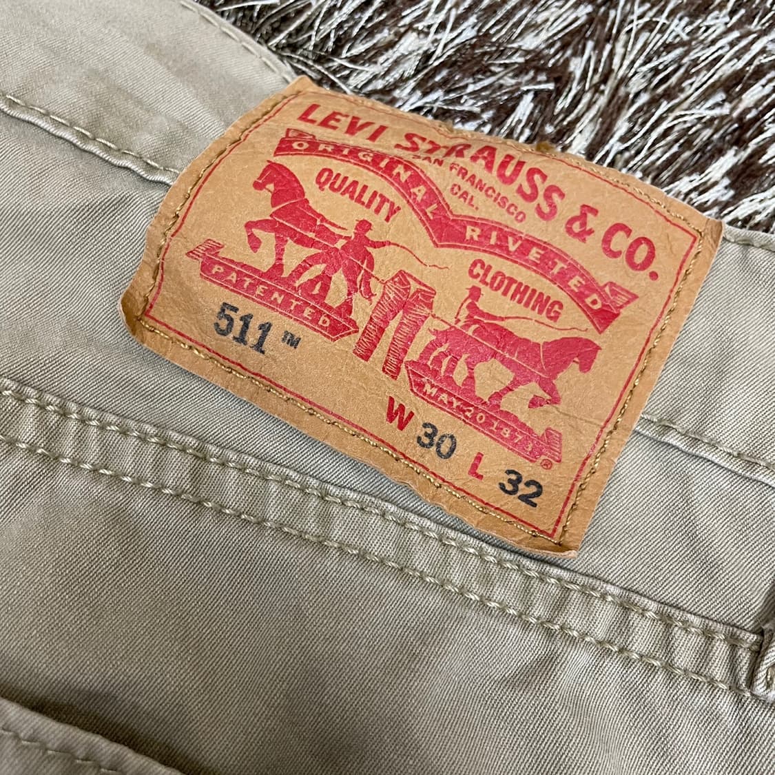 리바이스 Levi’s 511 슬림핏 치노 팬츠 W30 L32 상품이미지7