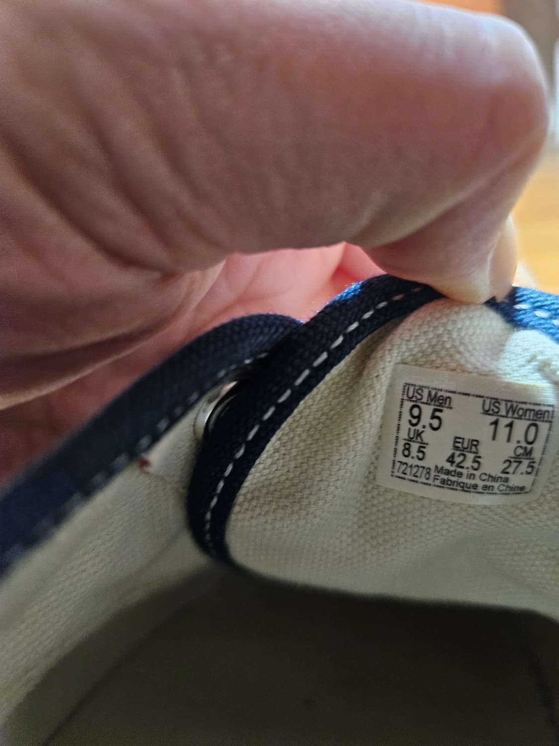 반스볼트(구형) 드레스블루 275 상품이미지4