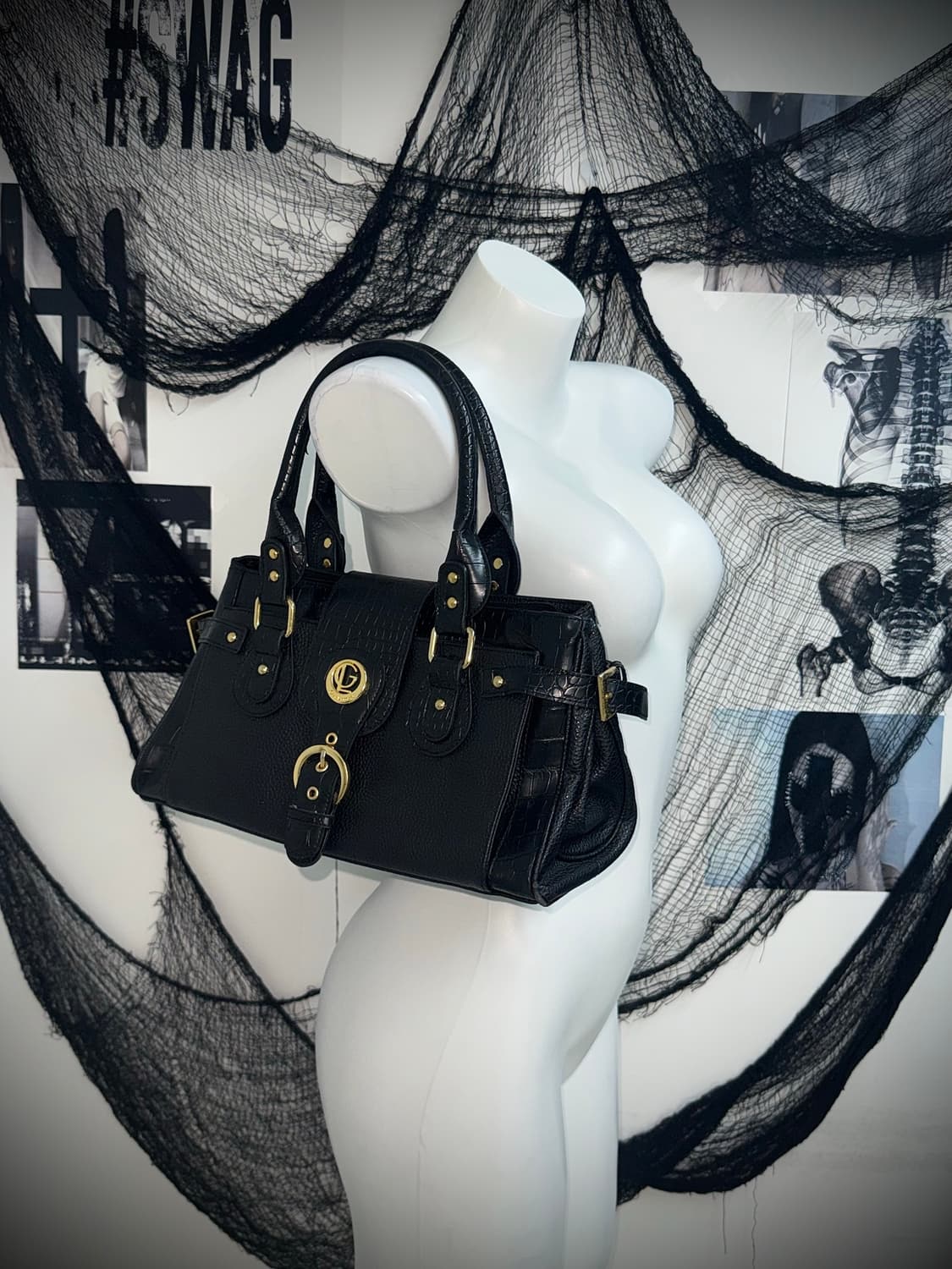 00s leather detailed bag 상품이미지6