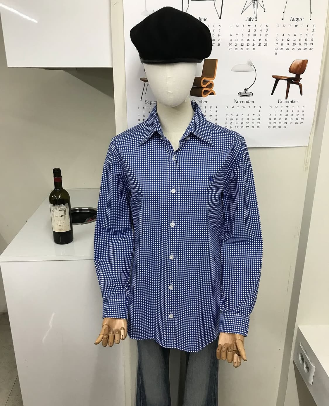 버버리 로고 잔체크 셔츠 상품이미지6