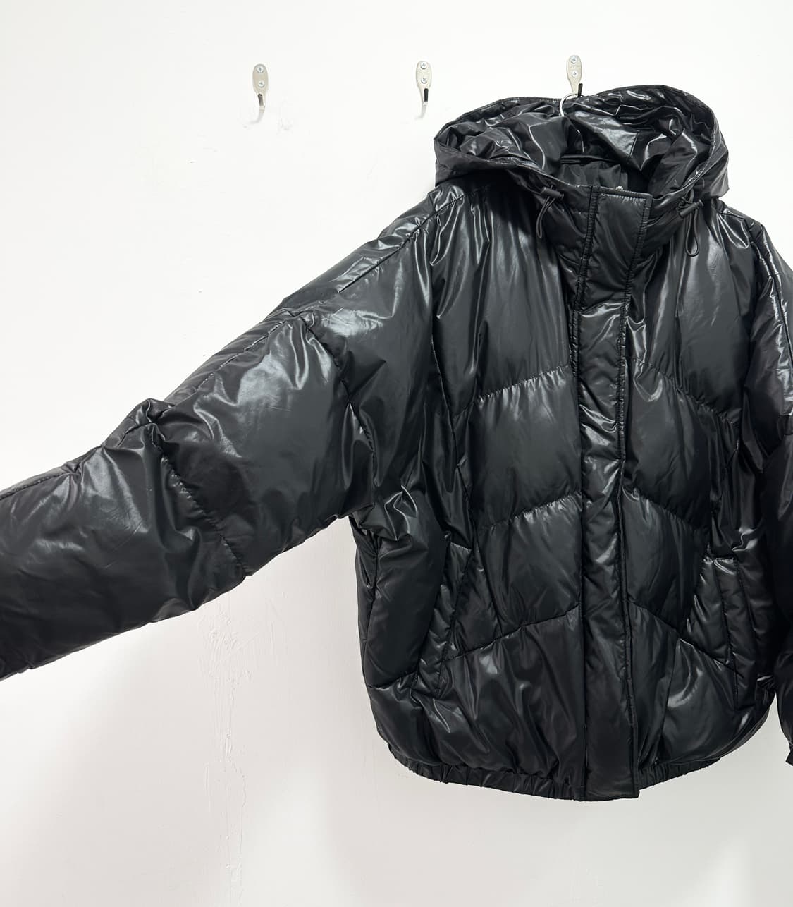JPN vintage crop padded jacket 상품이미지5