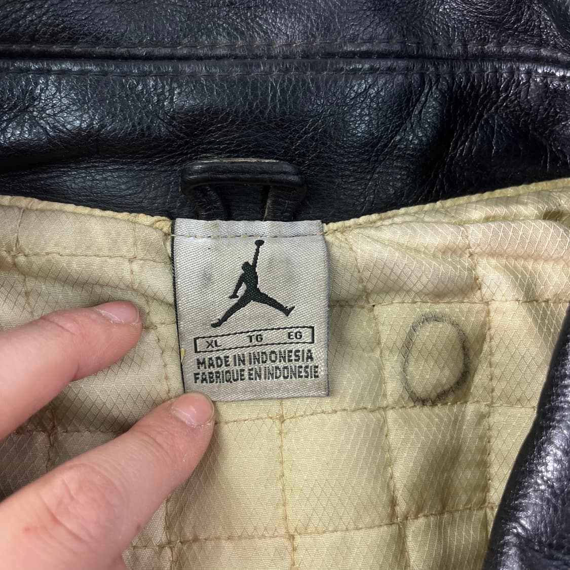 105 조던 90s 빈티지 레더 자켓 상품이미지3