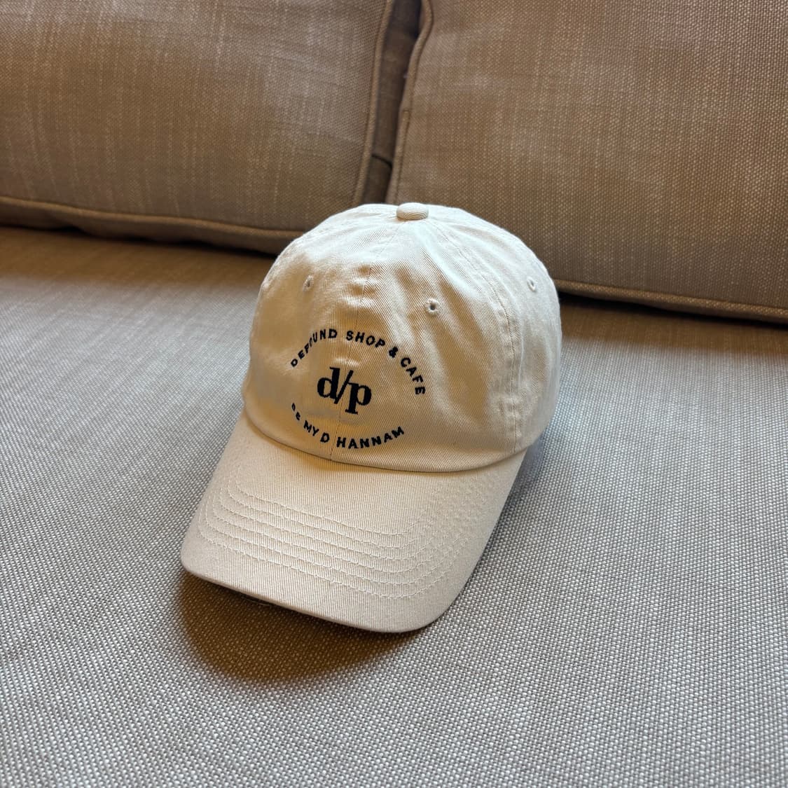 드파운드 샵 앤 카페 볼캡 아이보리 상품이미지1