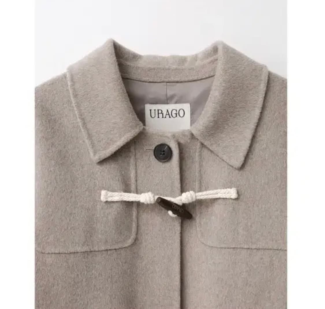 유라고 핸드메이드 더플코트(그레이지) 상품이미지3