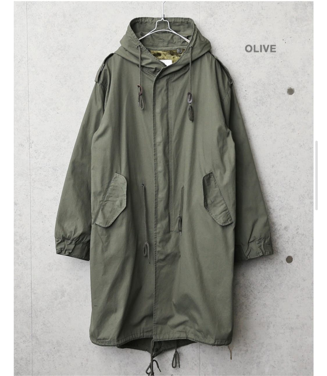 Houston Japan  m-51 hooded parka size m 상품이미지1