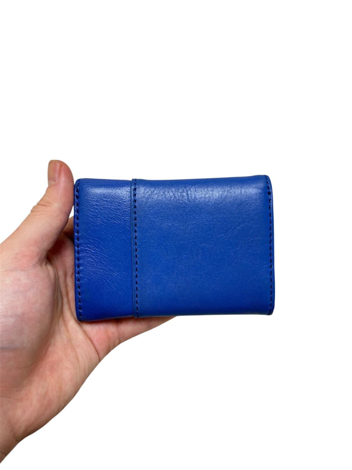 디젤 메탈로고 블루 미니 지갑      상품이미지3