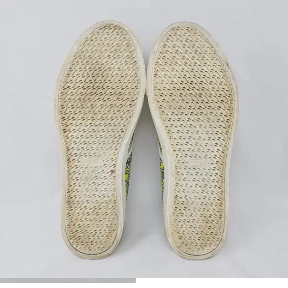 정품 에르메스 옐로우 패턴 슬립온 40 상품이미지6