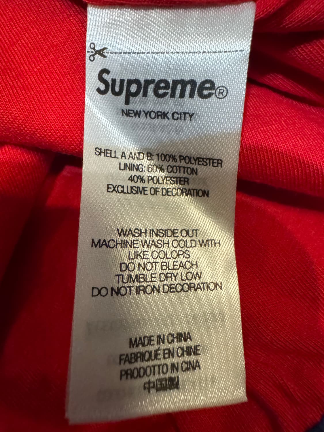 [M] 슈프림 후드 웜업 풀오버 네이비 상품이미지8