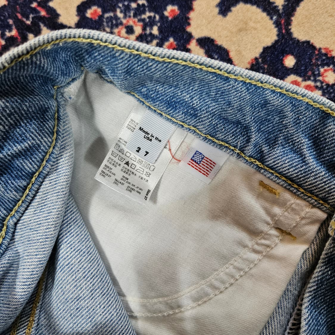 아메리칸 어페럴 in USA Y2k 데님 숏 반바지 27 상품이미지6