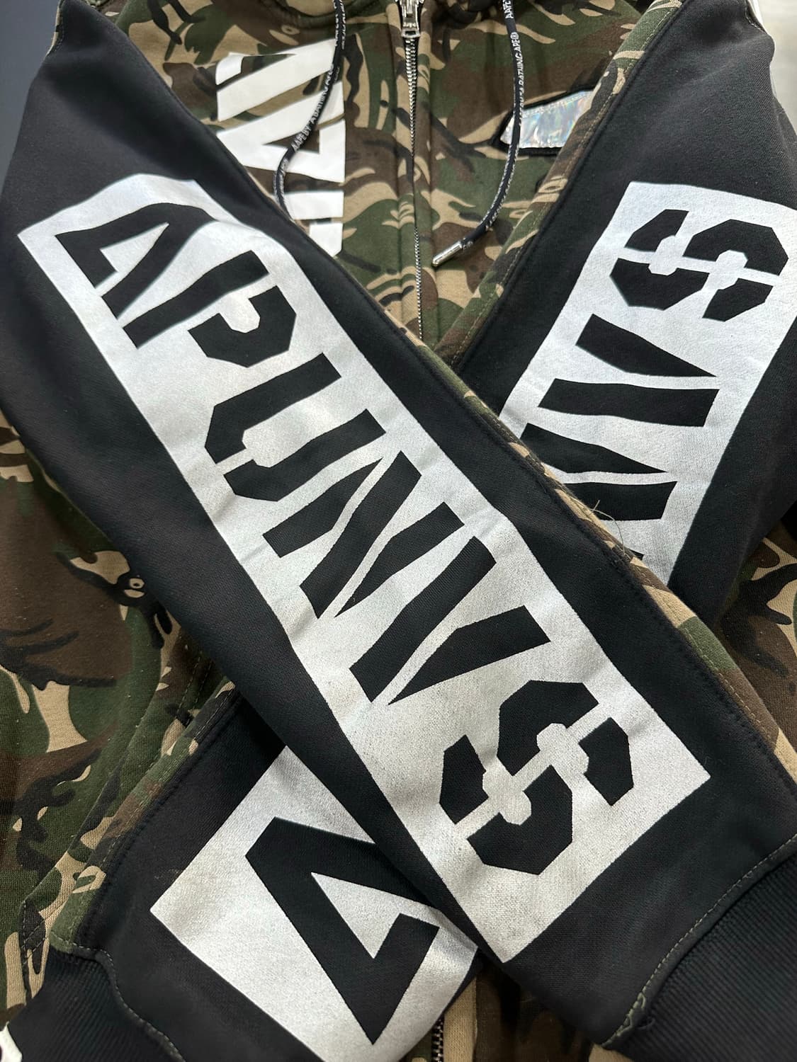 에이프 APUNVS 풀 카모 후드집엄  상품이미지7