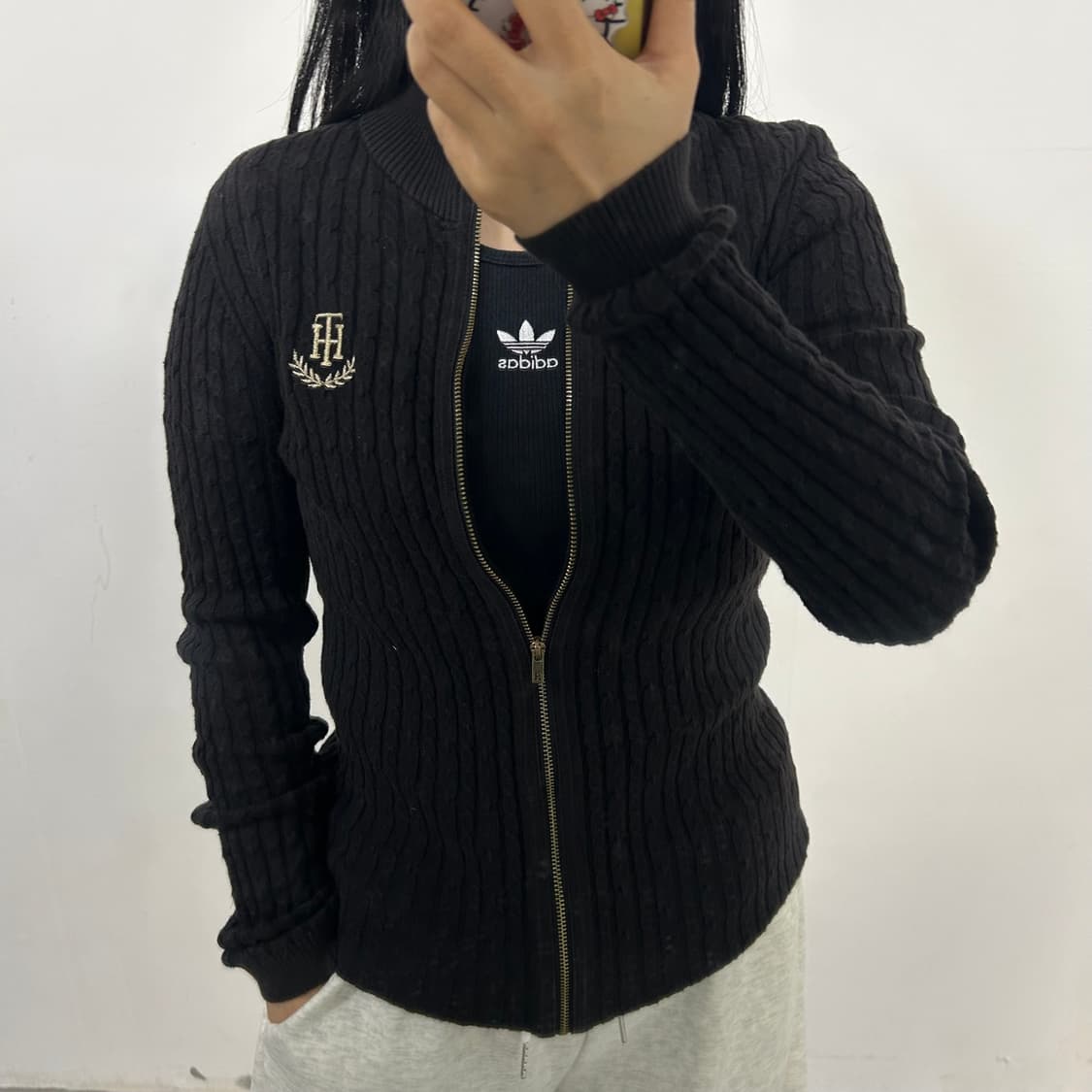 타미힐피거 니트집업[1661] 상품이미지2