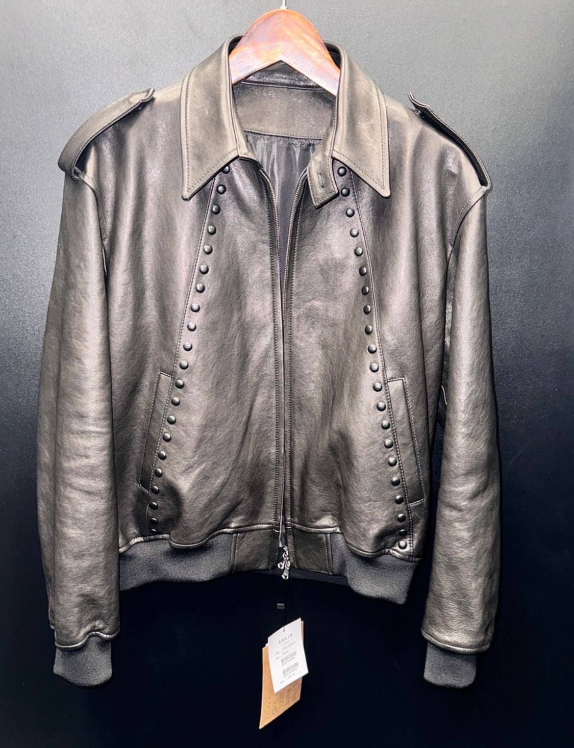 [50]솔리드옴므x스테판쿡 레더자켓 상품이미지5