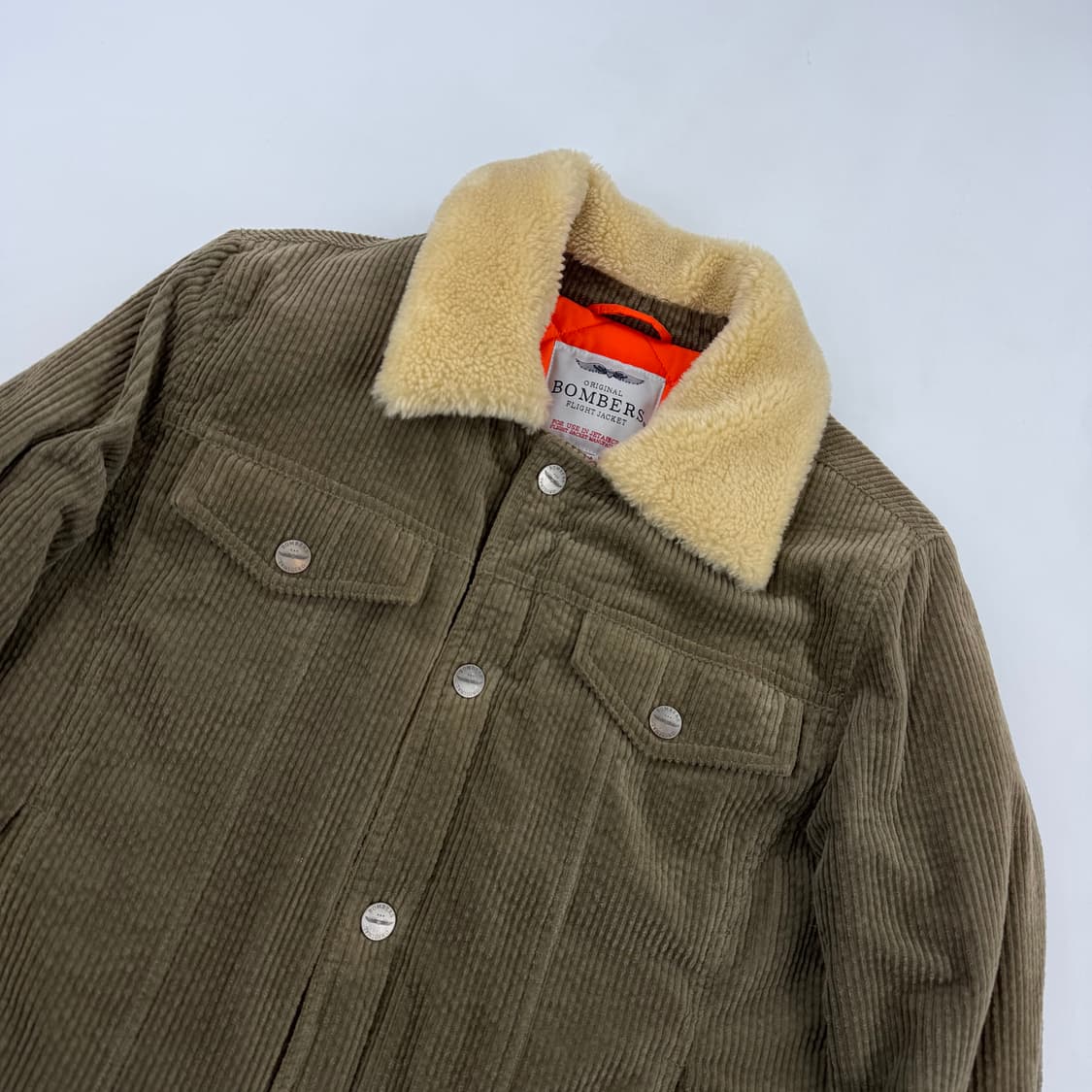 Bombers original 코듀로이 쉐르파 자켓 상품이미지2