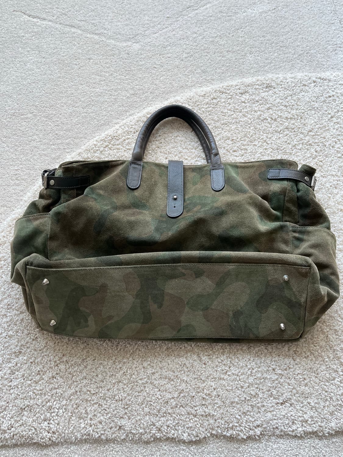 Massimo 이태리 카모 패턴 트래블 토트백 상품이미지6