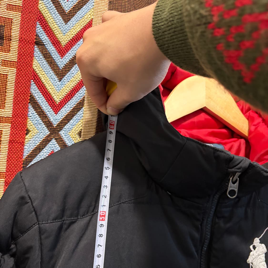 폴로 랄프로렌 빅포니 블랙 후드패딩 상품이미지8