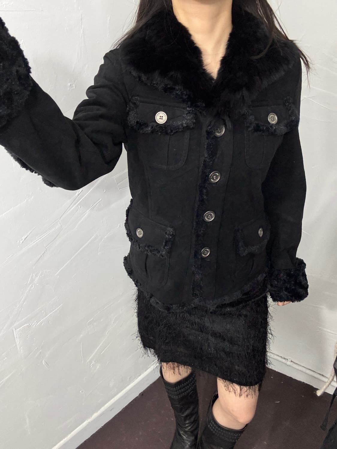 comme ca du mode faux fur design jacket 상품이미지8