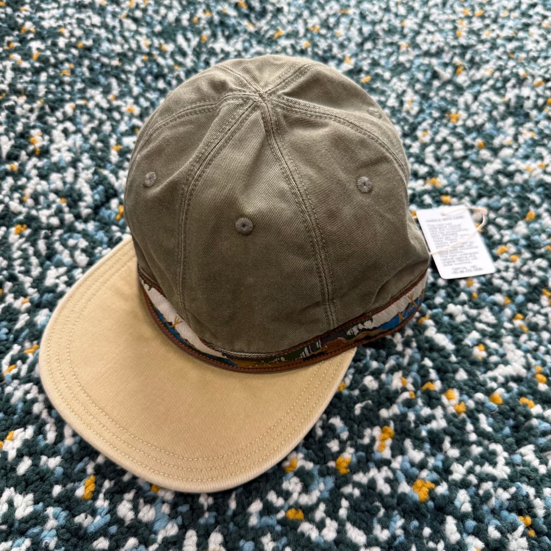 캐피탈 로고 베이지 카키 상품이미지1