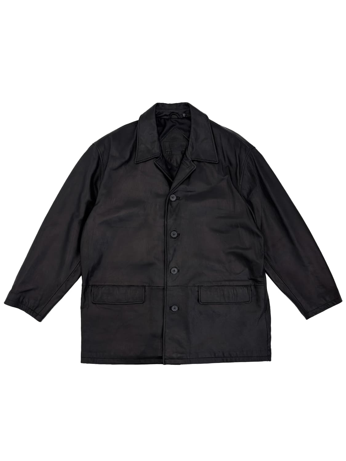 Roundtree&Yorke Leather Car Coat/ Xl 상품이미지1