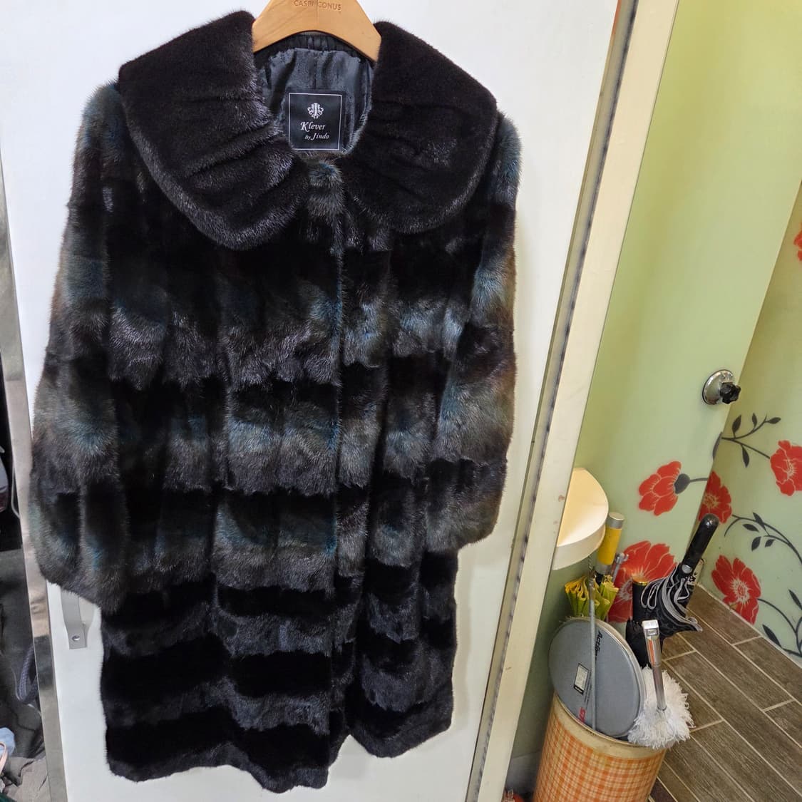 진도 롱 밍크 코트 상품이미지1