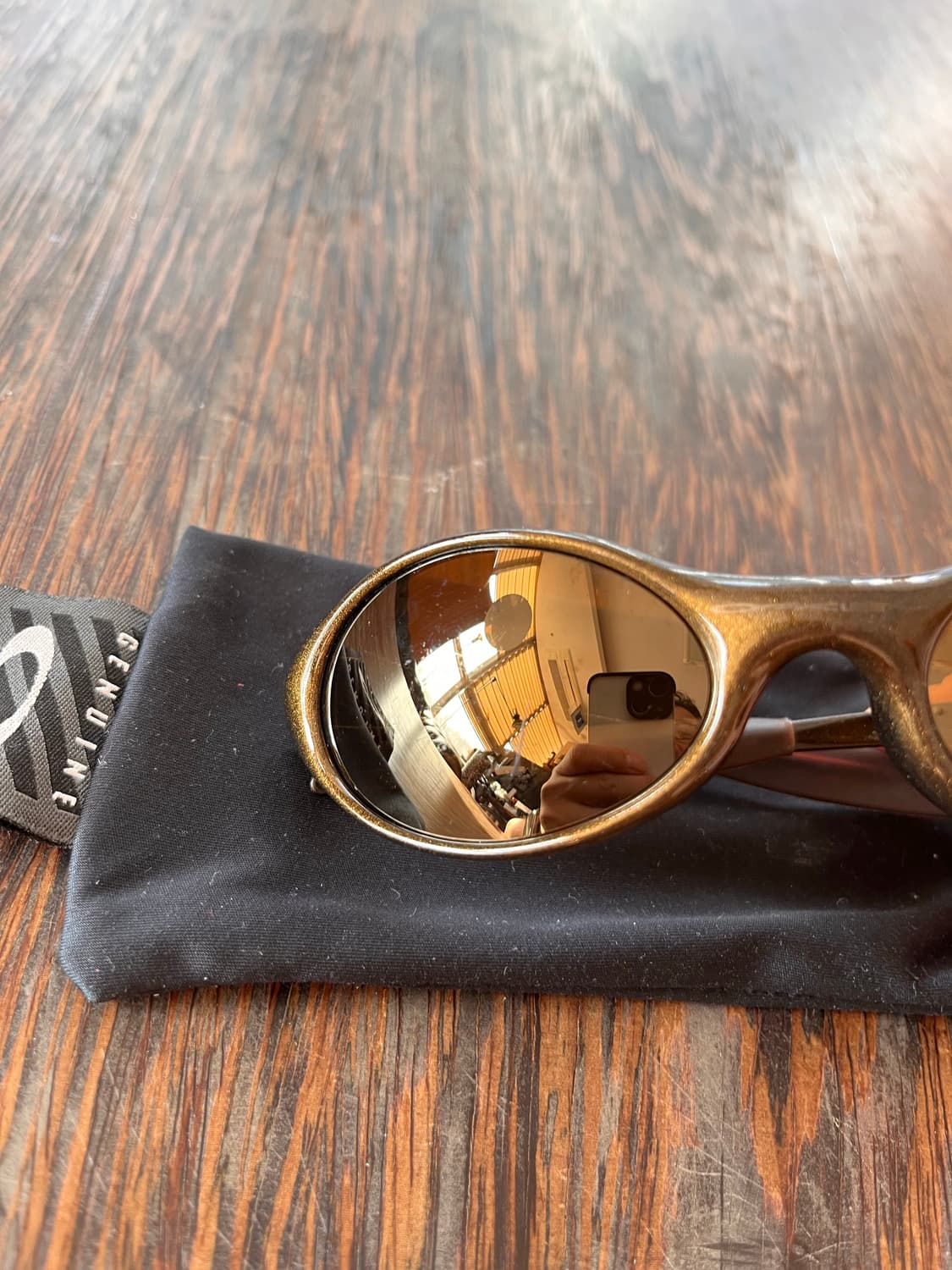 Oakley eye jacket 1.0 Gen1 오클리 아이자켓 골드펄 상품이미지4