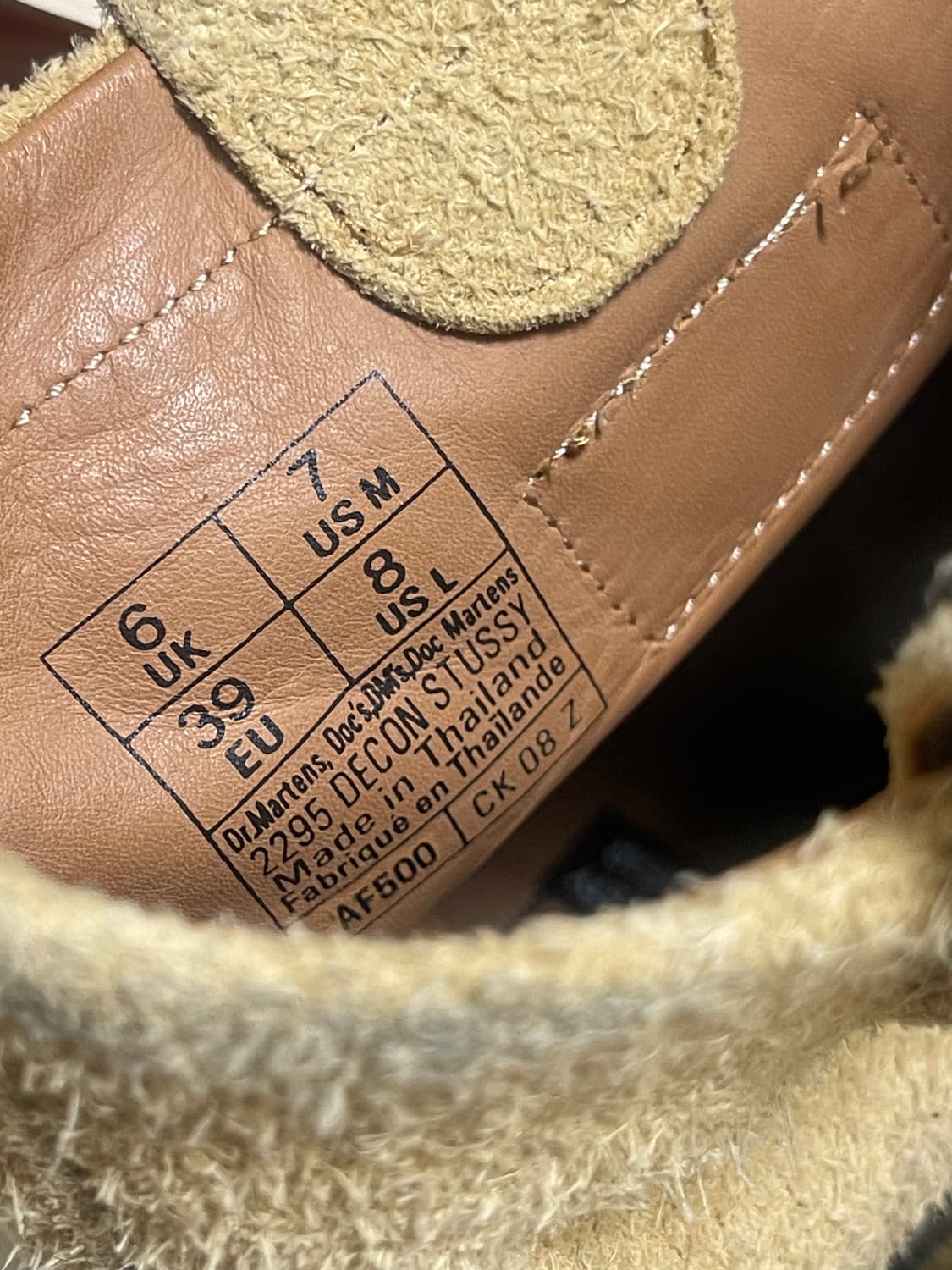 스투시 닥터마틴 데콘 탄 us7 팝니다 2295 상품이미지5