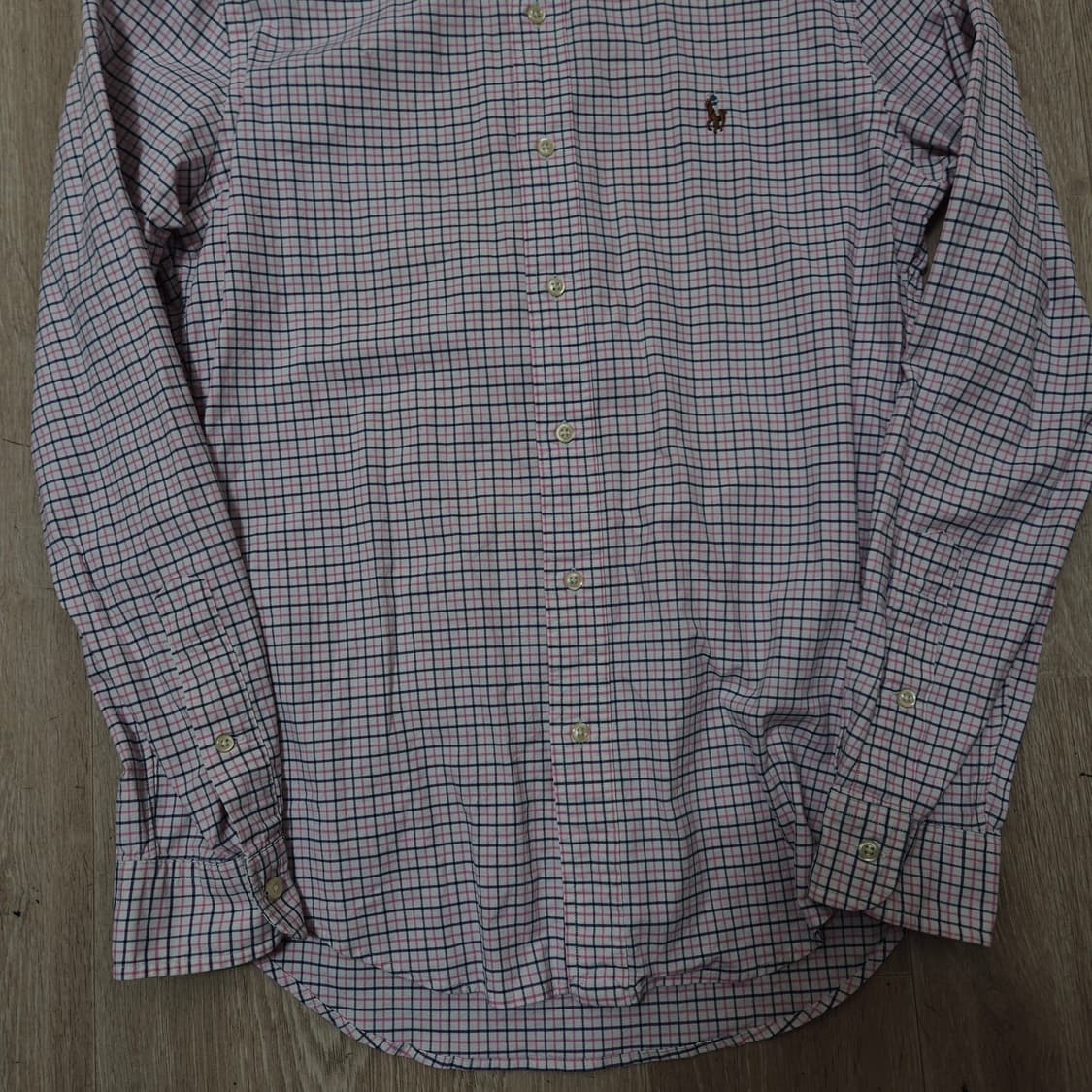 폴로 랄프로렌 스몰포니 옥스포드 체크 셔츠 S(90) 상품이미지3