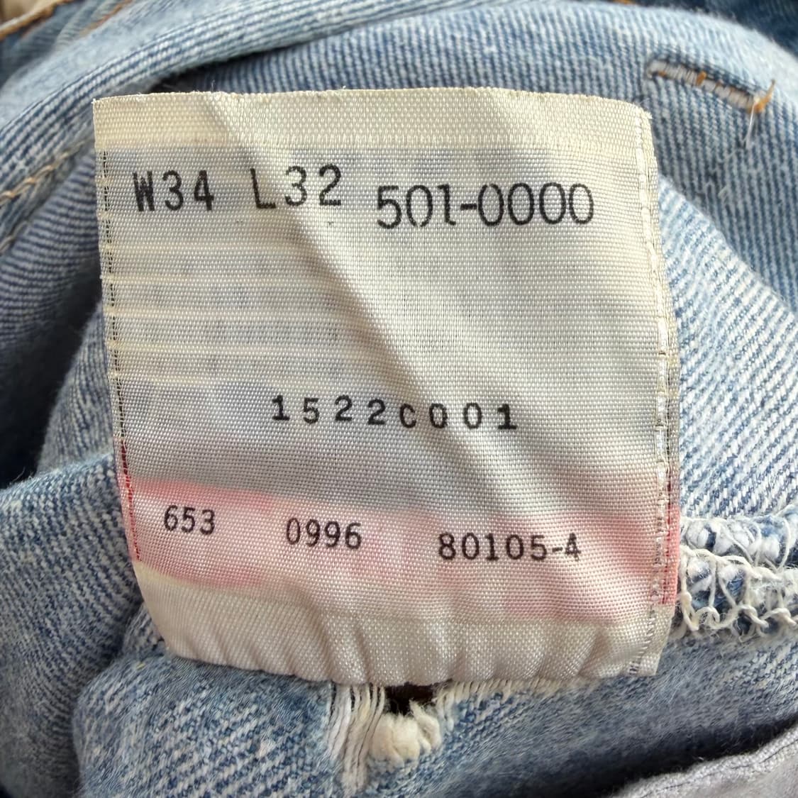 90s USA 빈티지 리바이스 501 W34 L32 상품이미지10