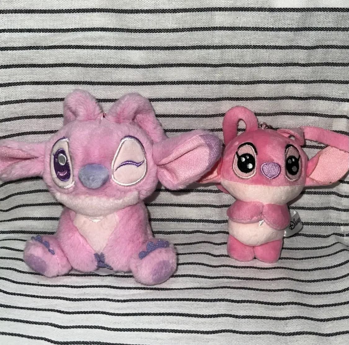 스티치 엔젤 키링 인형 2종 세트 상품이미지1