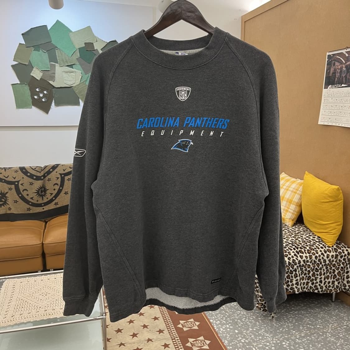 리복 NFL 어센틱 빈티지 레트로 오버핏 맨투맨 M C09957 상품이미지3