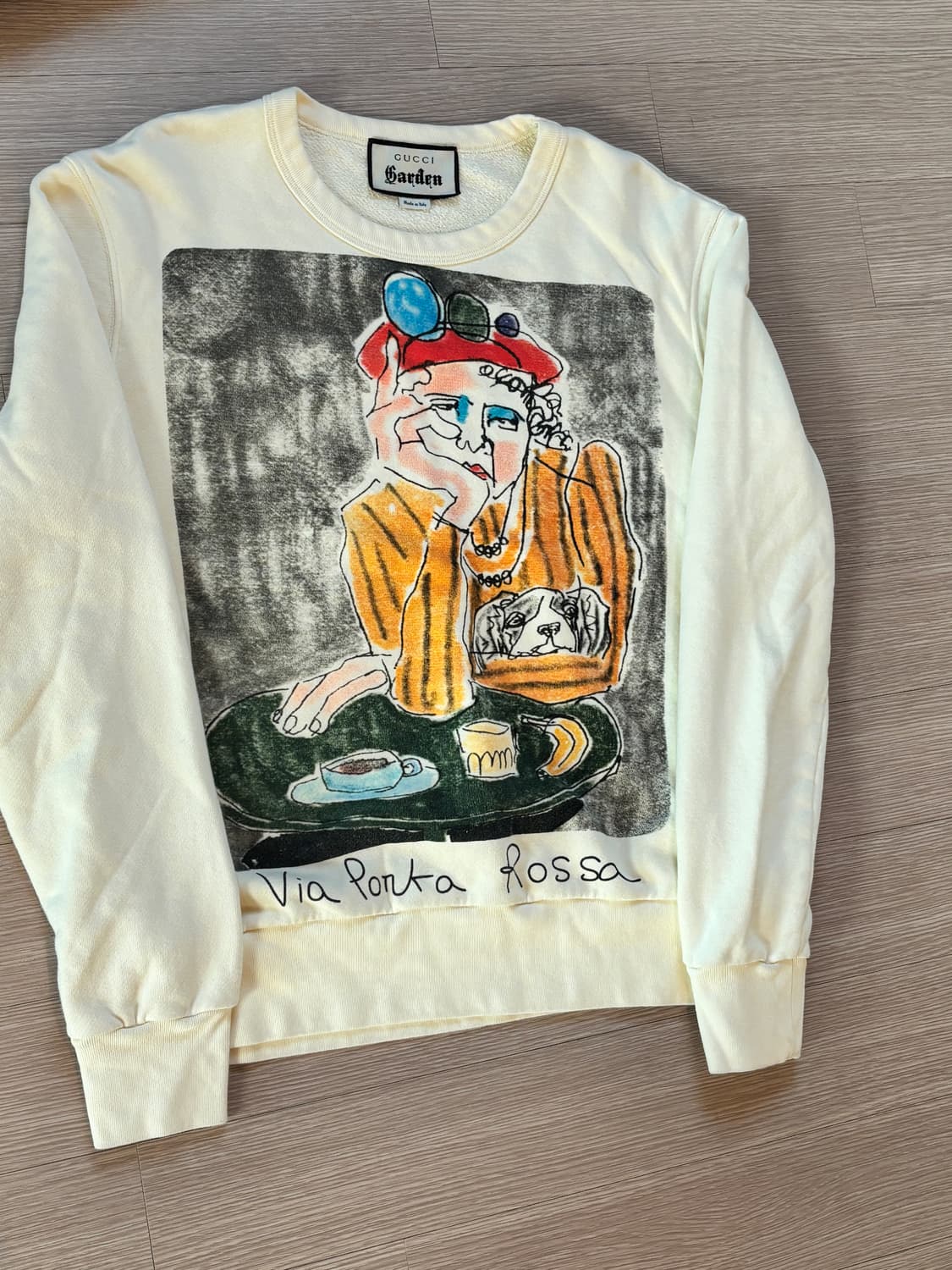 구찌 가든 Via Porta Rossa 맨투맨 M(이탈리아) 상품이미지2