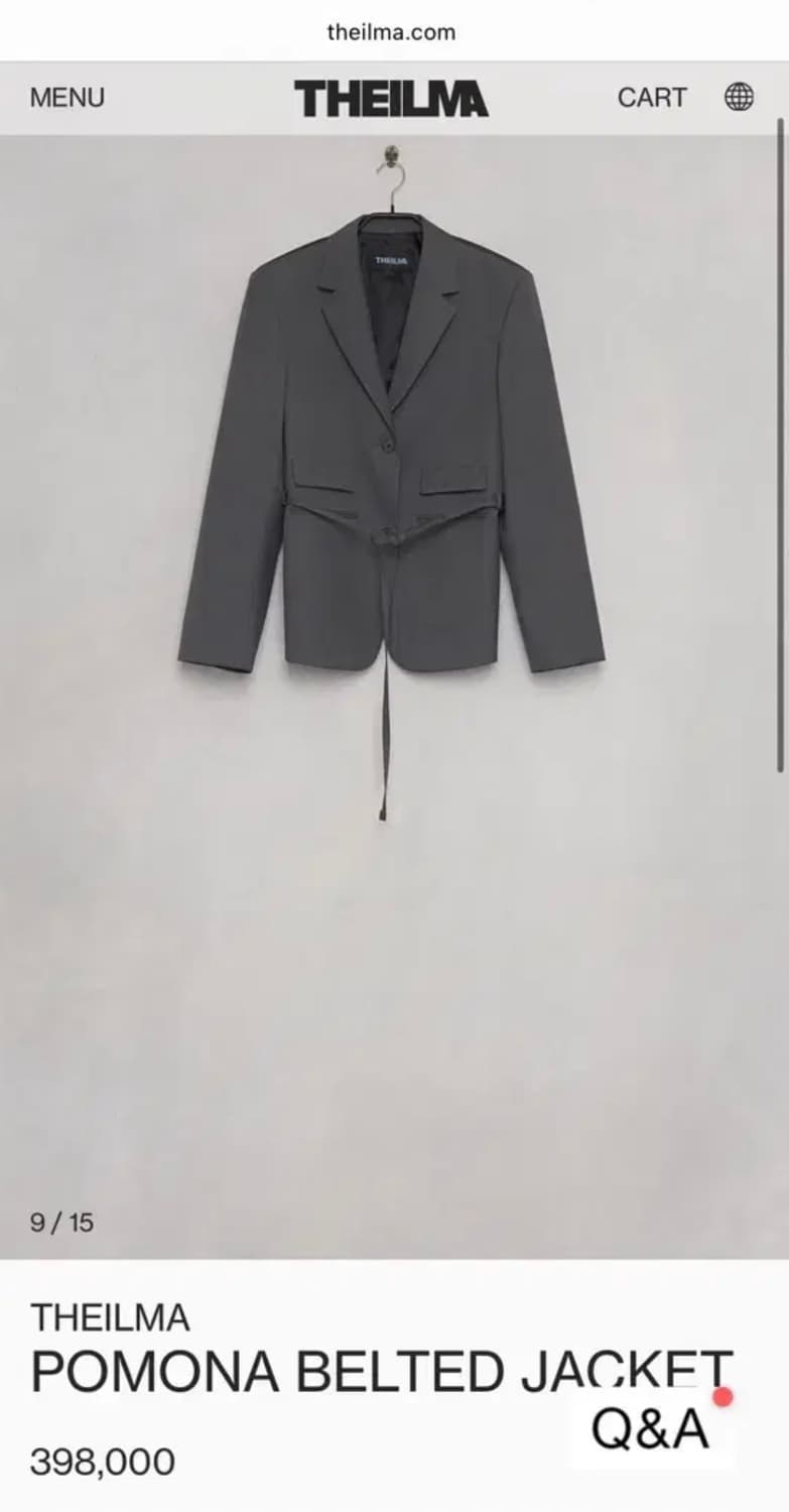 더일마 Theilma 포모나 언발 셋업 풀박 상품이미지1