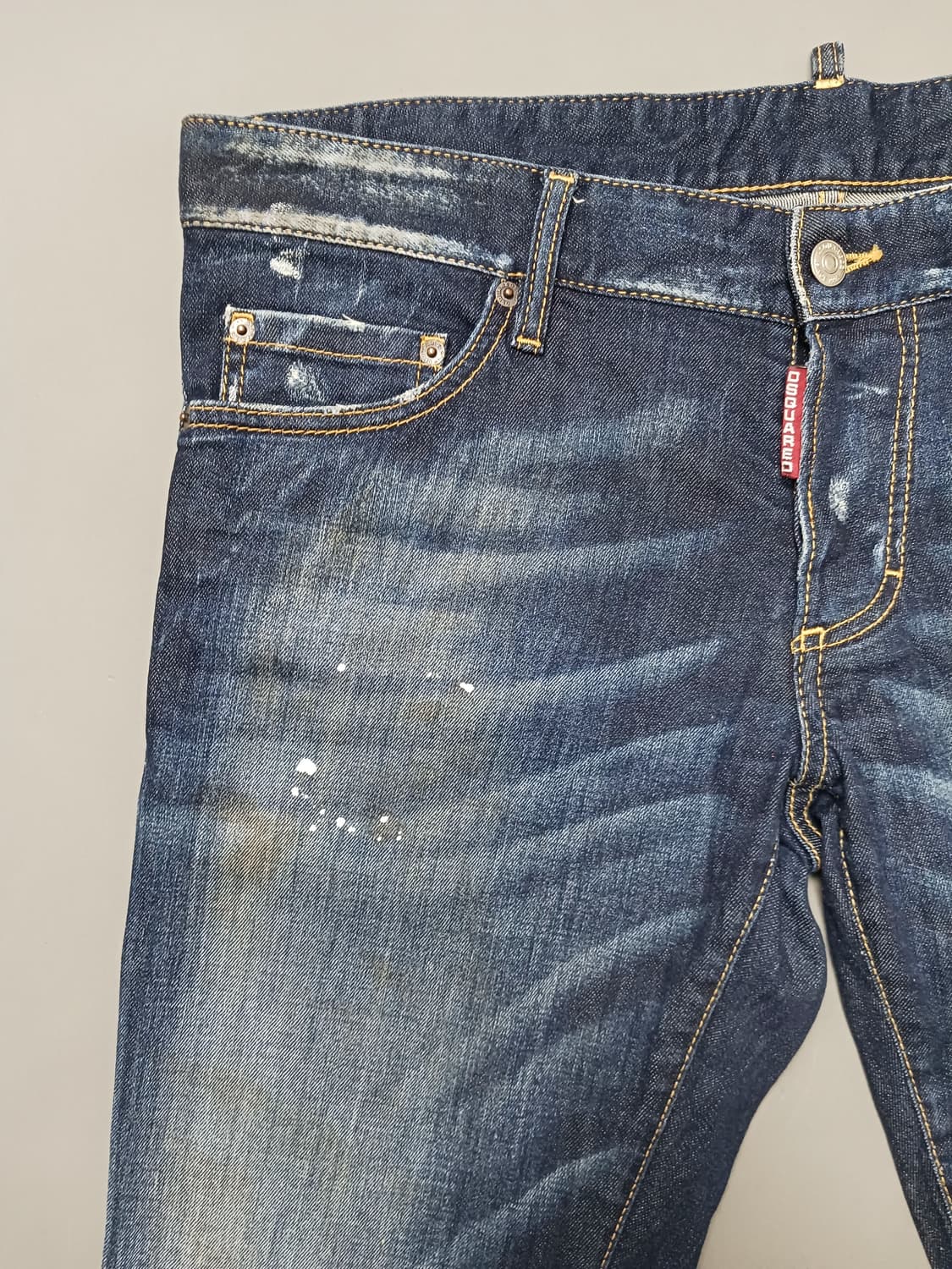 [36] 정품 디스퀘어드2 더티녹워싱 슬림진 청바지 상품이미지2