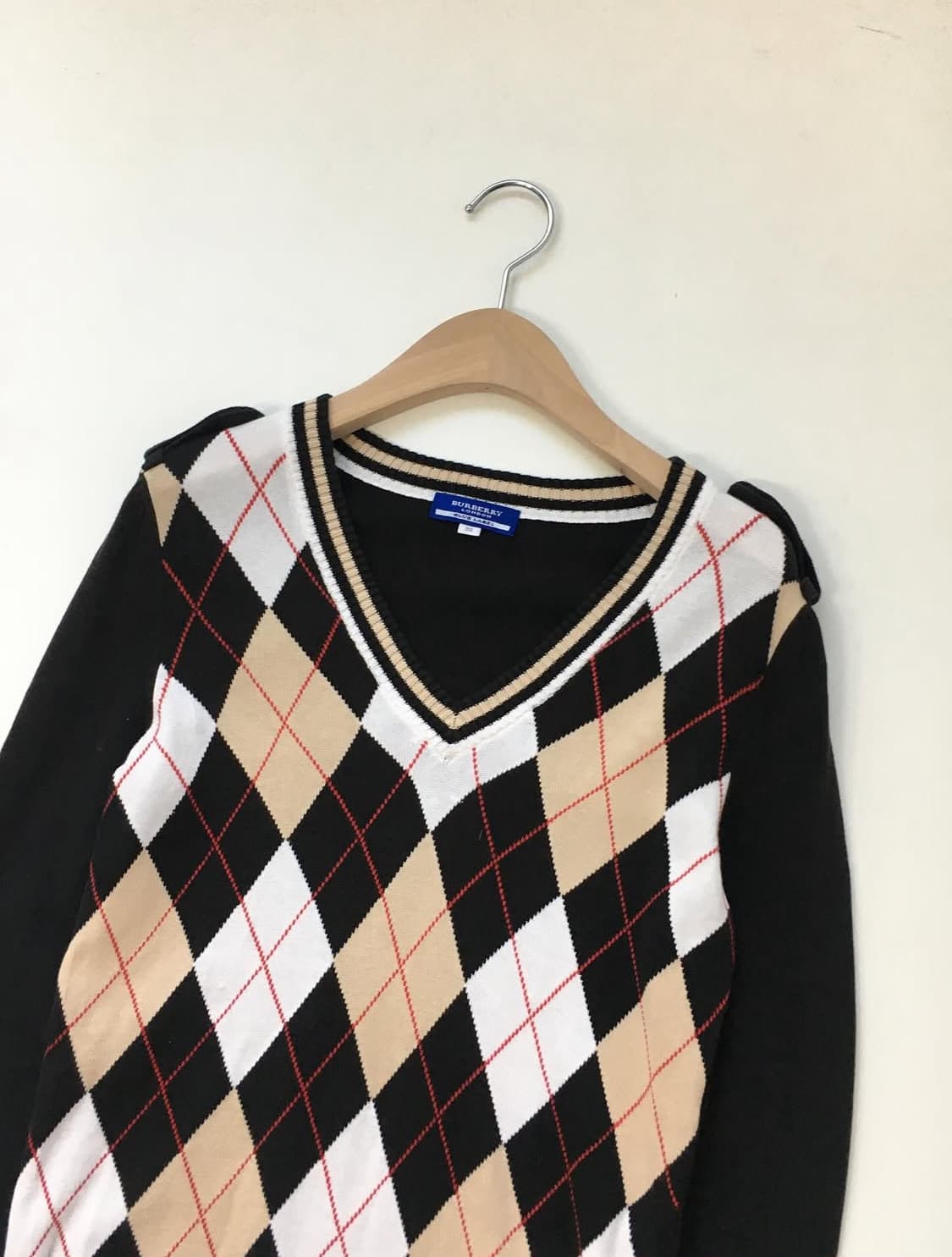 Burberry 버버리 블루라벨 우먼 아가일 니트 상품이미지5