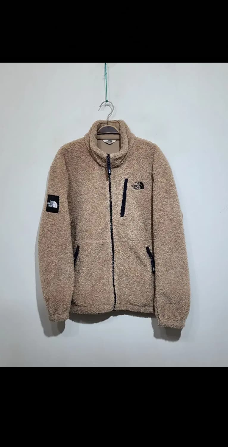 (XL) 노스페이스 플리스 점퍼 베이지 뽀글이 후리스 자켓  상품이미지1