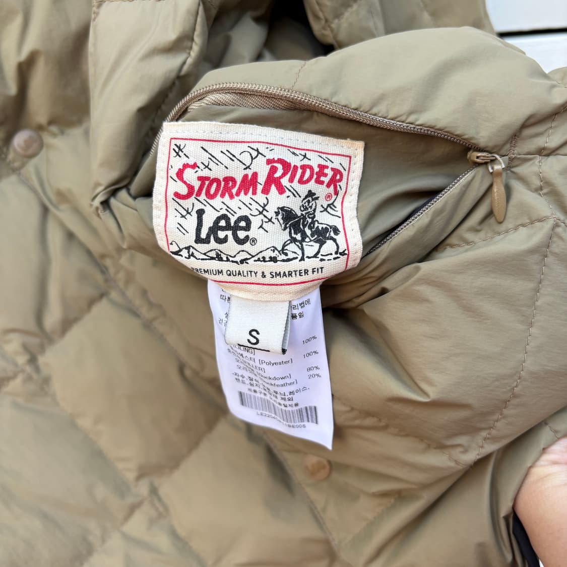 Lee 리 리버시블 양면 경량 패딩 상품이미지7