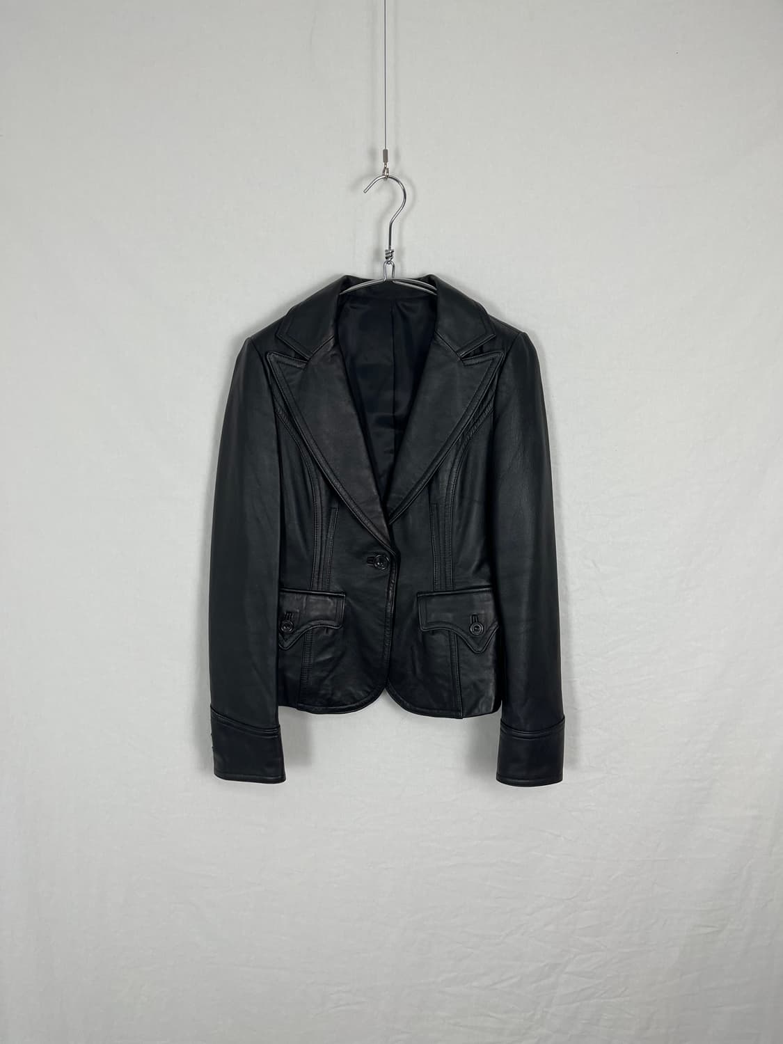 Vintage 웨스턴 리얼레더 블레이저 상품이미지5