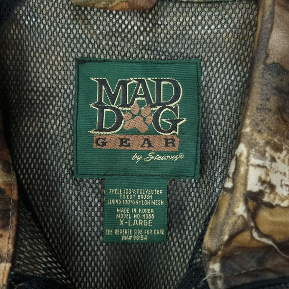 [매드독] USA 리얼트리 카모 패턴 빈티지 블루종 자켓 M16377 상품이미지6