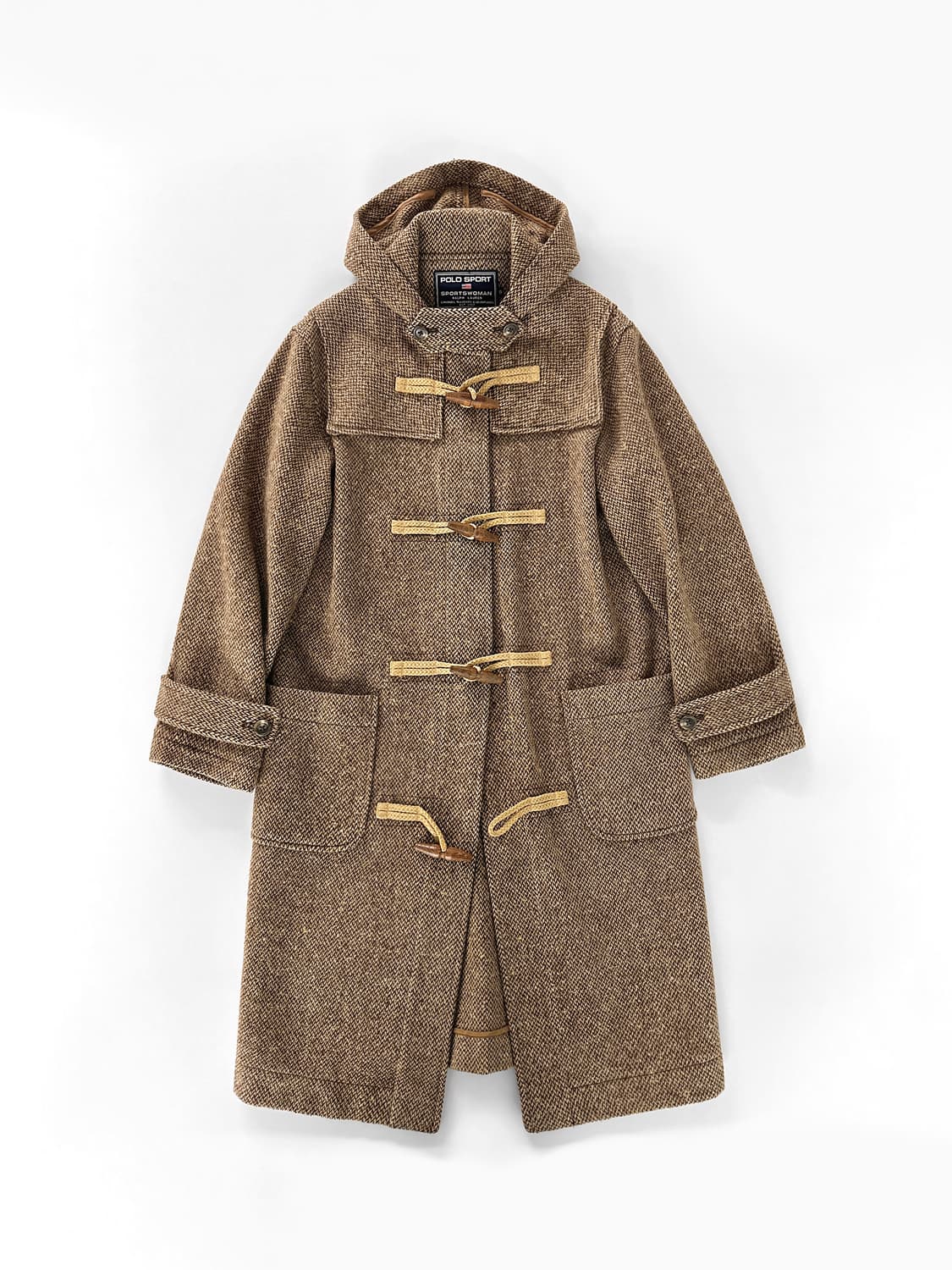 90s 빈티지 폴로 스포츠 울 더플 코트 상품이미지1